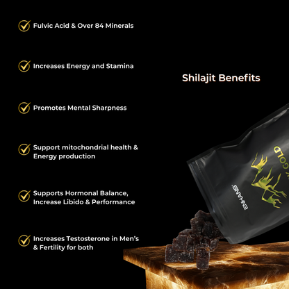 BLACK GOLD™ | Pure Himalayan Shilajit Vitality Gummies